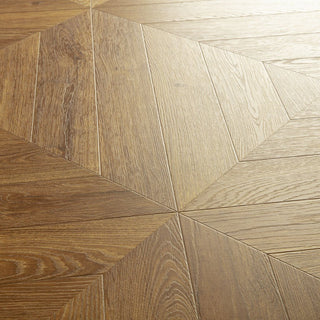 Chevron oak brown Waterproof Laminate by Quickstep