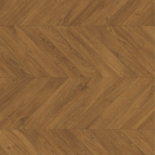 Chevron oak brown Waterproof Laminate by Quickstep