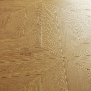 Chevron oak natural Waterproof Laminate by Quickstep
