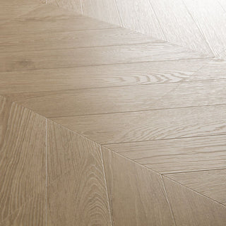 Chevron oak taupe Waterproof Laminate by Quickstep