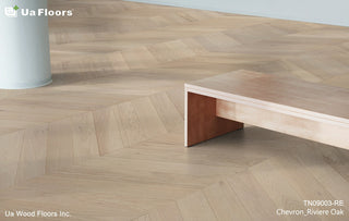 Chevron_Riviere Oak Engineered Hardwood by UA Floors