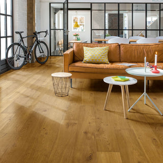 Cinnamon oak extra matt Engineered Hardwood by Quickstep