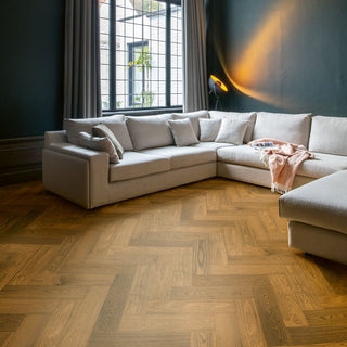 Cinnamon raw oak extra matt Engineered Hardwood by Quickstep