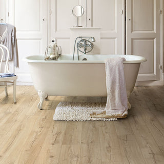 Classic oak beige Waterproof Laminate by Quickstep