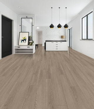 Clean Brushed Engineered Hardwood by TAS Flooring