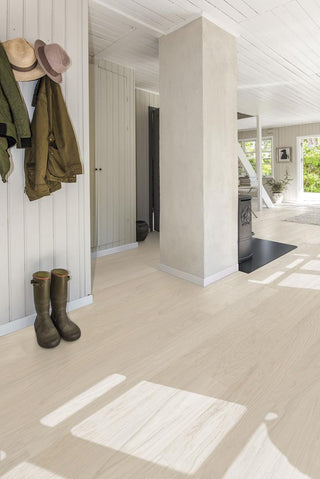 Coconut Cream Wide Engineered Hardwood by Kahrs
