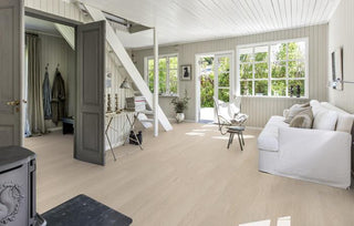Coconut Cream Wide Engineered Hardwood by Kahrs