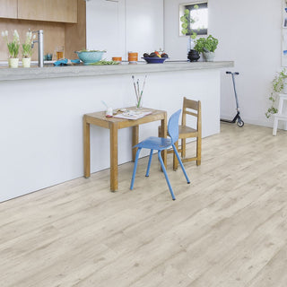 Concrete wood light grey Waterproof Laminate by Quickstep