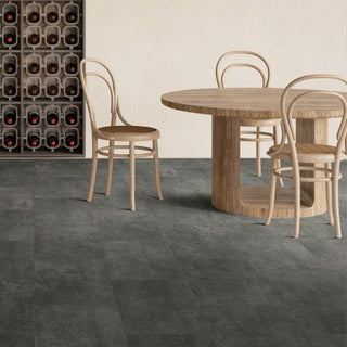 Concreto Onyx 12mil 18"x18" Vinyl by Tarkett Home