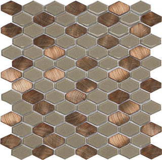 Copper Hexagon by Happy Floors