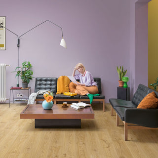 Cottage oak natural Vinyl by Quickstep