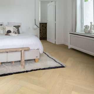 Creamy oak extra matt Engineered Hardwood by Quickstep