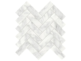 Cromo Bianco Herringbone Tile & Stone by Anatolia Tile