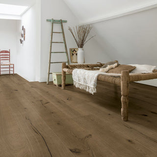 Dark chocolate oak extra matt oiled Engineered Hardwood by Quickstep