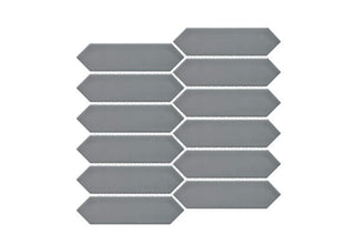 Dark Glossy Picket (11.5 X11.5 Sheet) by Happy Floors