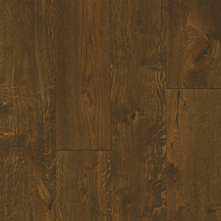 Deep Etched Hampton Brown 7.48" Engineered Hardwood by Hartco