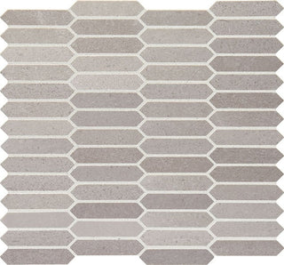Demure Gray Linear Hexagon Tile & Stone by American Olean
