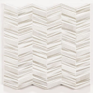 Denali - Chevron in Stratus White Tile & Stone by Paradiso