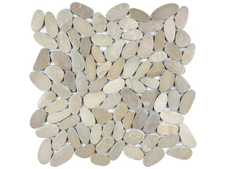 Driftwood Tan Flat Pebble Tile & Stone by Anatolia Tile