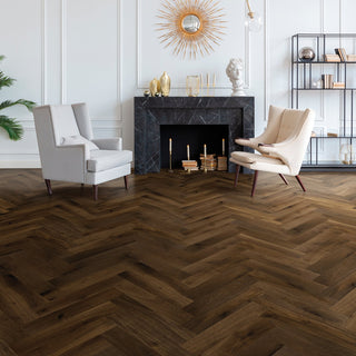 Duoro Herringbone Engineered Hardwood by Bravada Hardwood