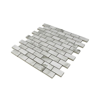 DUSKY ONYX 1X2 MOSAIC MATTE Tile & Stone by Anthology Tile