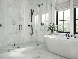 DUSKY ONYX HEXAGON MATTE Tile & Stone by Anthology Tile