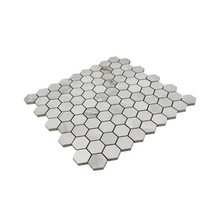 DUSKY ONYX HEXAGON MOSAIC MATTE Tile & Stone by Anthology Tile