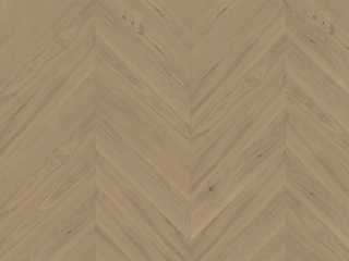Ecru Chevron Engineered Hardwood by DuChateau