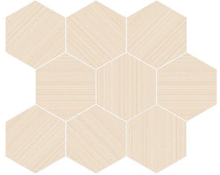 Ekru Hexagon 11.5x14 Tile & Stone by Happy Floors
