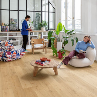 Elegant oak natural Vinyl by Quickstep