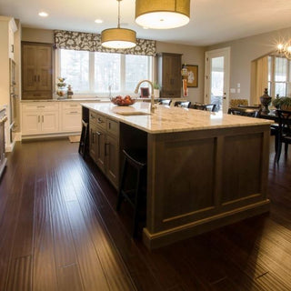 Engineered Bamboo, Coffee X - Wide Engineered Hardwood by Tesoro Woods