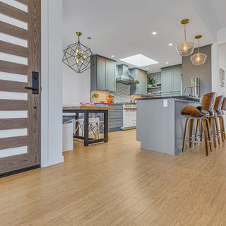 Engineered Bamboo, Honey Click 6ft Engineered Hardwood by Tesoro Woods