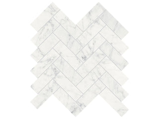 Eterna Bianco Herringbone Polished Tile & Stone by Anatolia Tile
