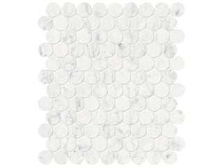 Eterna Bianco Penny Round Polished Tile & Stone by Anatolia Tile