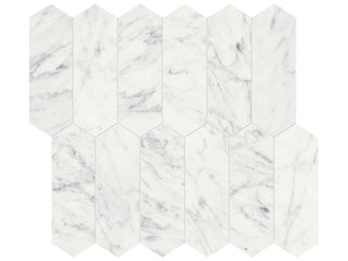 Eterna Bianco Picket 2x6 Polished Tile & Stone by Anatolia Tile