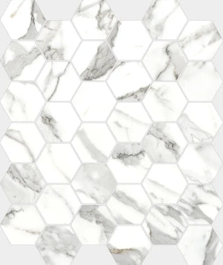 Eternal Plshed Hexag - White Tile & Stone by Stanton