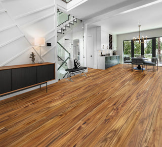 Exotic Walnut Natural Smooth Hardwood by Montserrat Floors