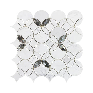 FILIGREE PEARL Tile & Stone by Anthology Tile