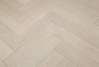 French Oak, Clarie Herringbone Engineered Hardwood by Tesoro Woods