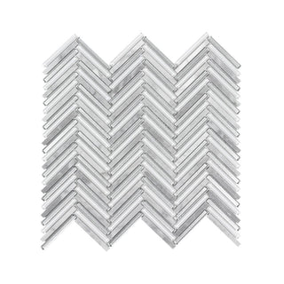 FROST HERRINGBONE Tile & Stone by Anthology Tile