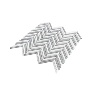 FROST HERRINGBONE Tile & Stone by Anthology Tile
