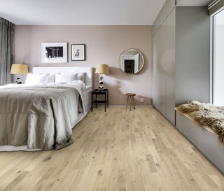 Frosted Oat Strip Engineered Hardwood by Kahrs