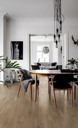 Frozen Hazelnut Strip Engineered Hardwood by Kahrs
