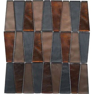 Geometric in Rust Patina Tile & Stone by Paradiso