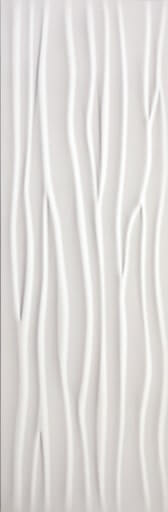 Glaciar Solid Wave Matte 12x36 by Happy Floors
