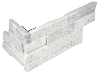 Glacier Assembled Corner Tile & Stone by Anatolia Tile