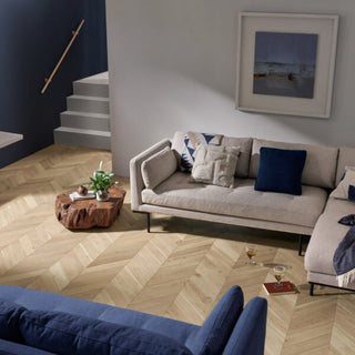 Goodrich Raw Oak chevron Engineered Hardwood by Wood Pecker Flooring