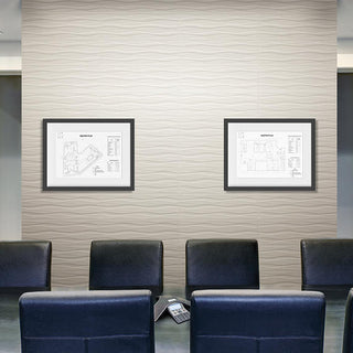 Gray Rectangle Wave Tile & Stone by American Olean