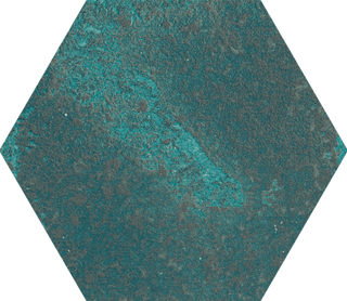 Green Hexagon 5x6 by Happy Floors