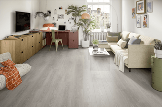 Grey Baronia Oak Water Resistant Laminate by Egger